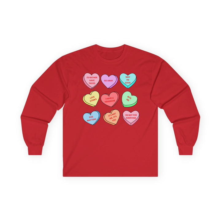 Conversation Hearts - Unisex Ultra Cotton Long Sleeve Tee