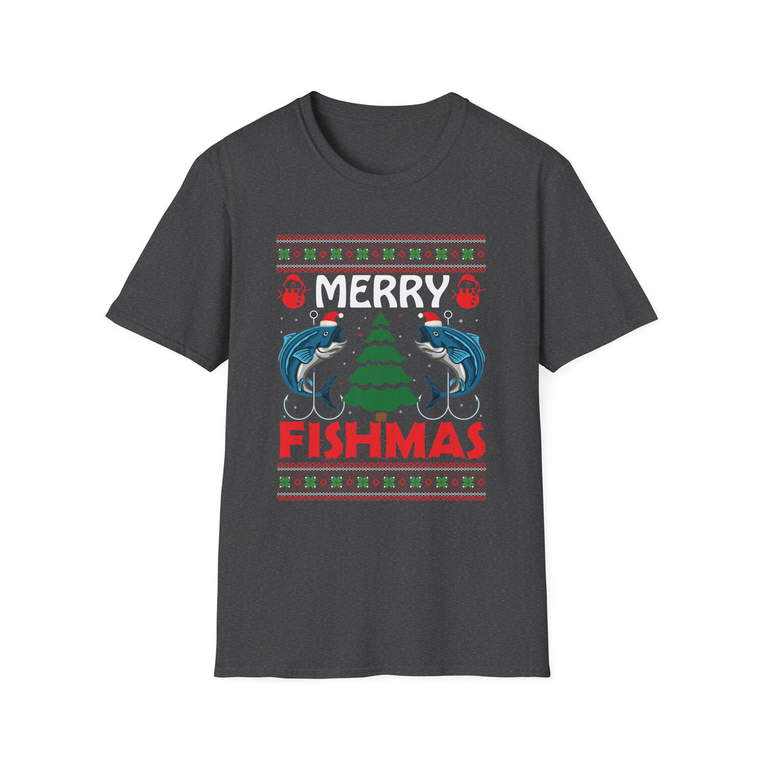 Merry Fishmas - Unisex Softstyle T-Shirt