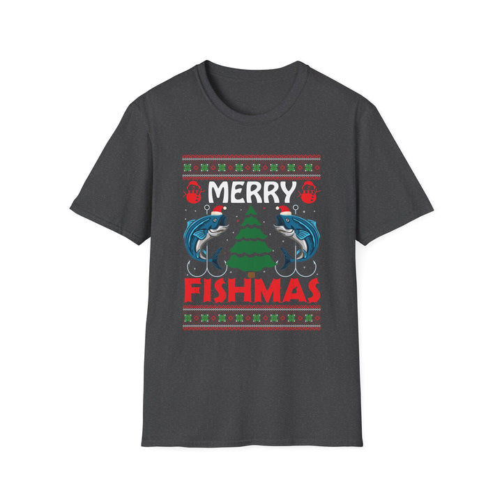 Merry Fishmas - Unisex Softstyle T-Shirt