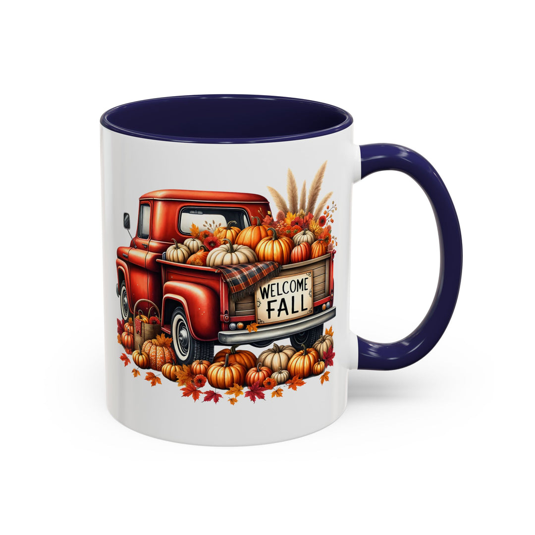 Welcome Fall - Accent Coffee Mug (11, 15oz)