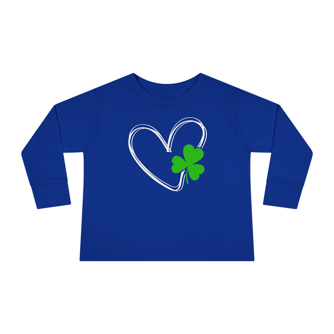 Heart & Clover - Toddler Long Sleeve Tee