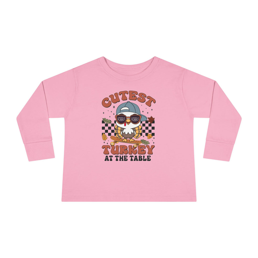 Cutest turkey Boys - Toddler Long Sleeve Tee