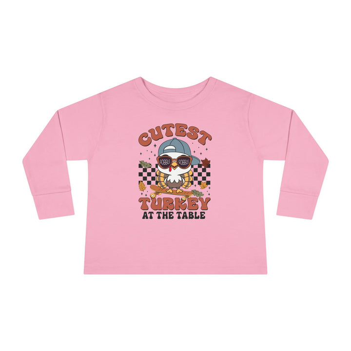 Cutest turkey Boys - Toddler Long Sleeve Tee