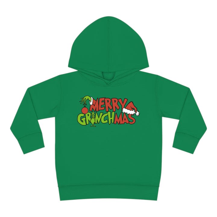 Merry Grinchmas - Toddler Pullover Fleece Hoodie