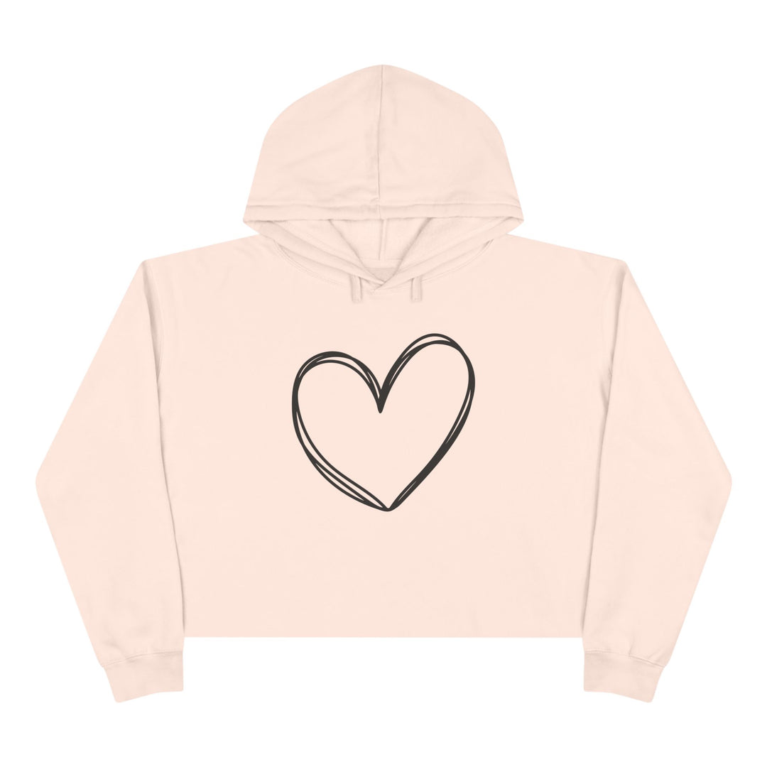 Heart - Crop Hoodie