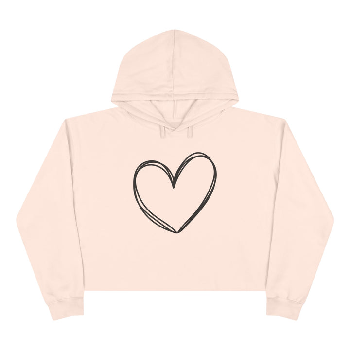 Heart - Crop Hoodie