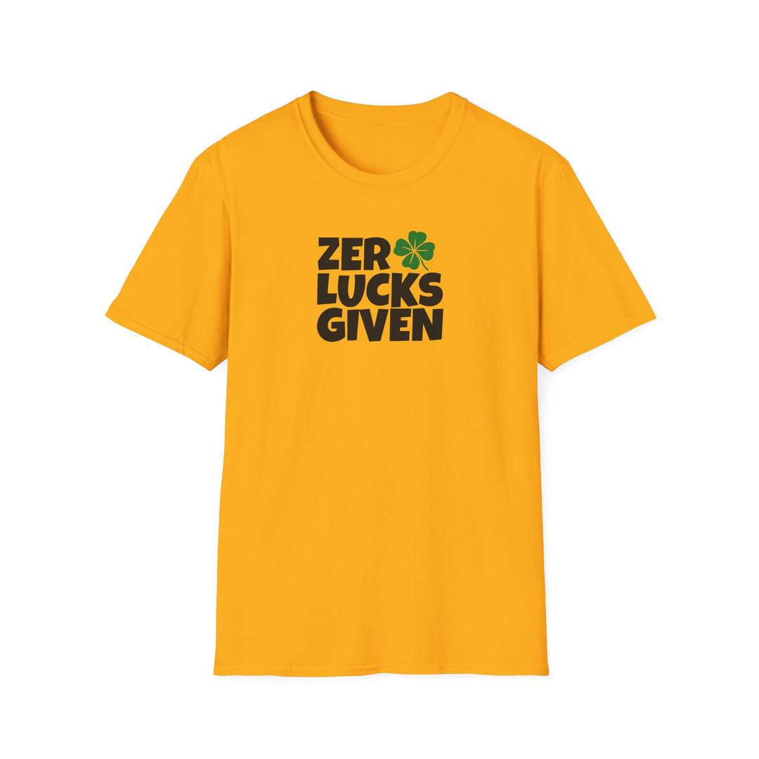 Zero Lucks Given - Unisex Softstyle T-Shirt