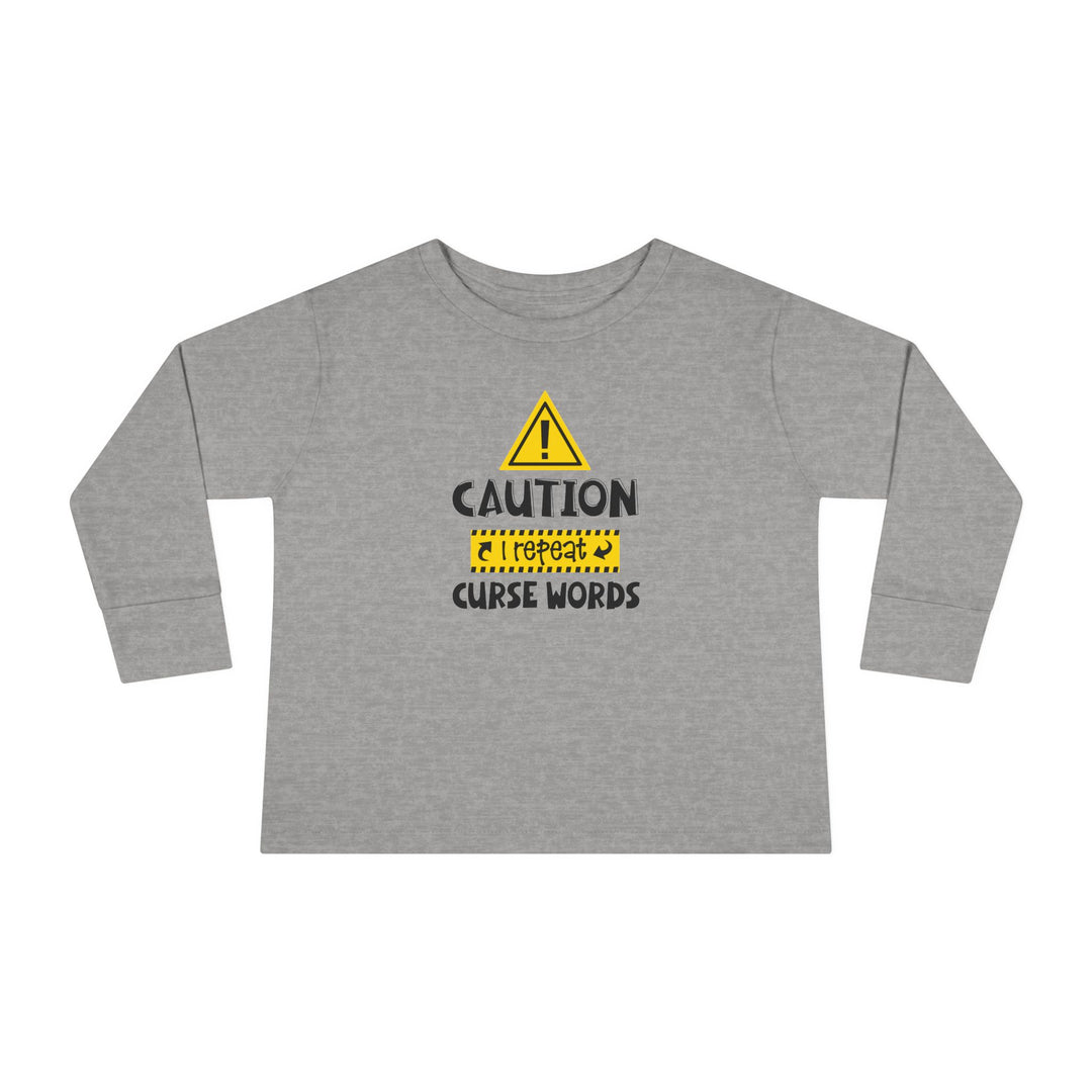 Caution - Toddler Long Sleeve Tee