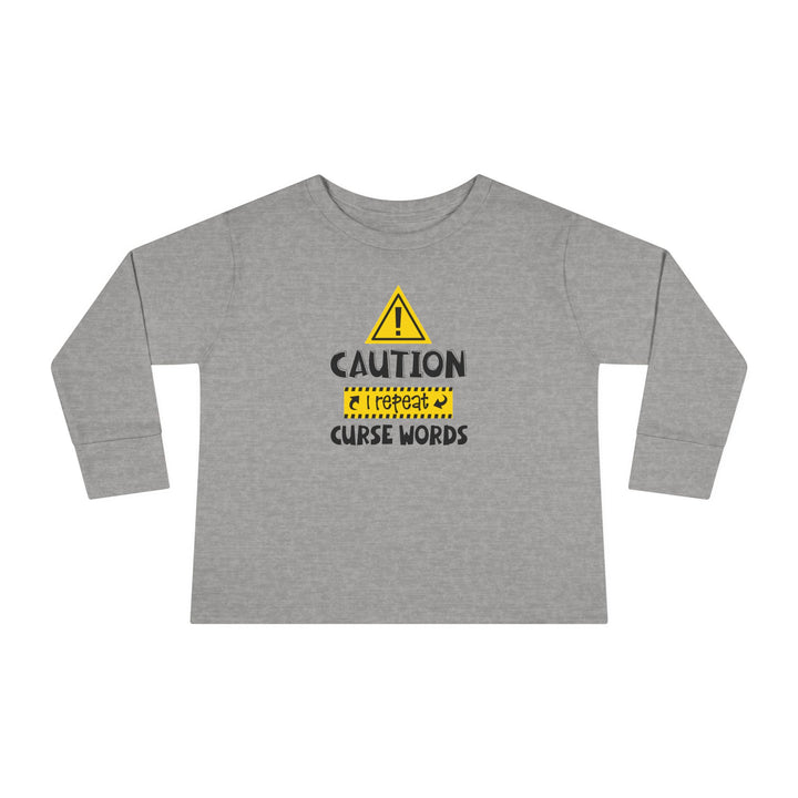 Caution - Toddler Long Sleeve Tee