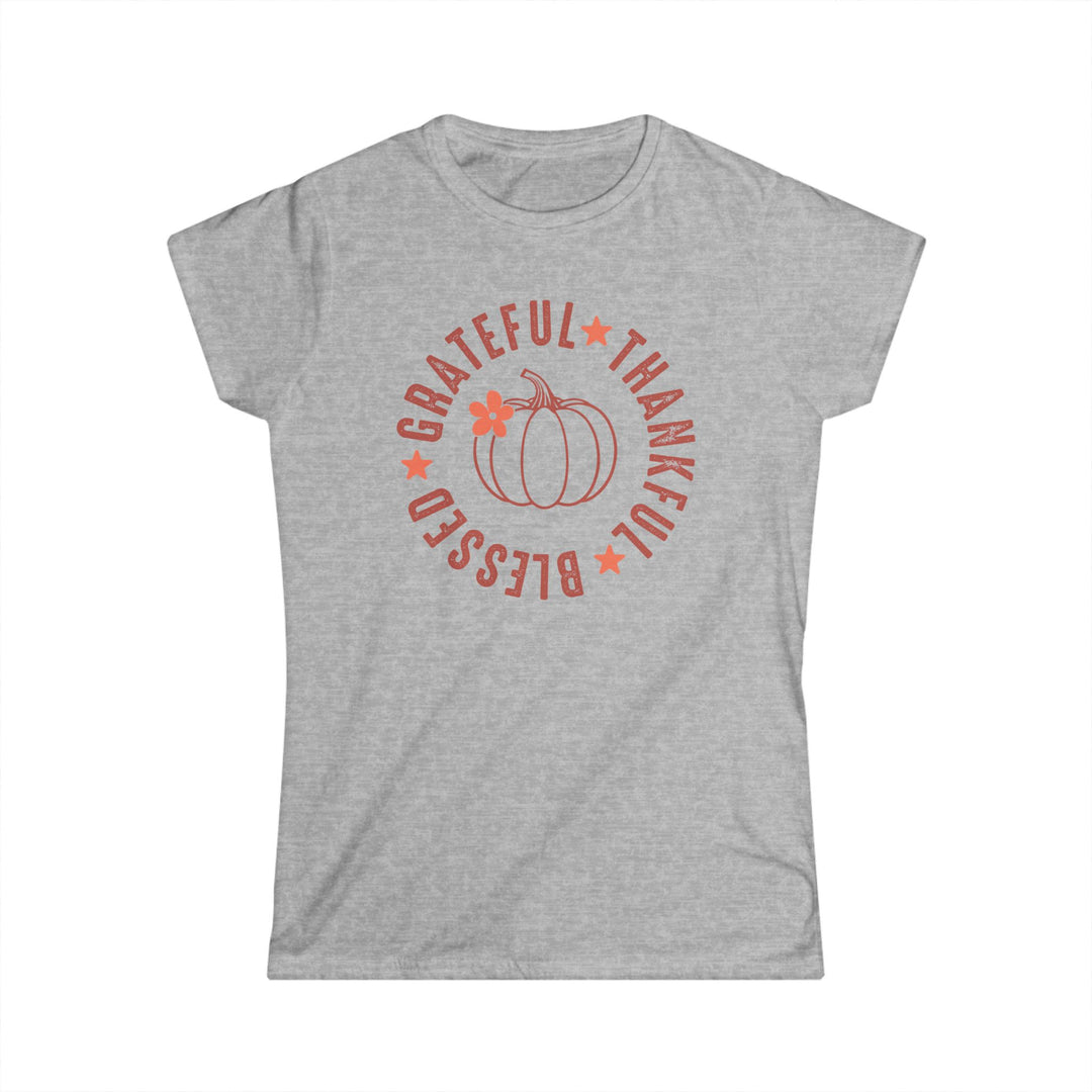 Grateful Thankful Blessed - Women's Softstyle Tee