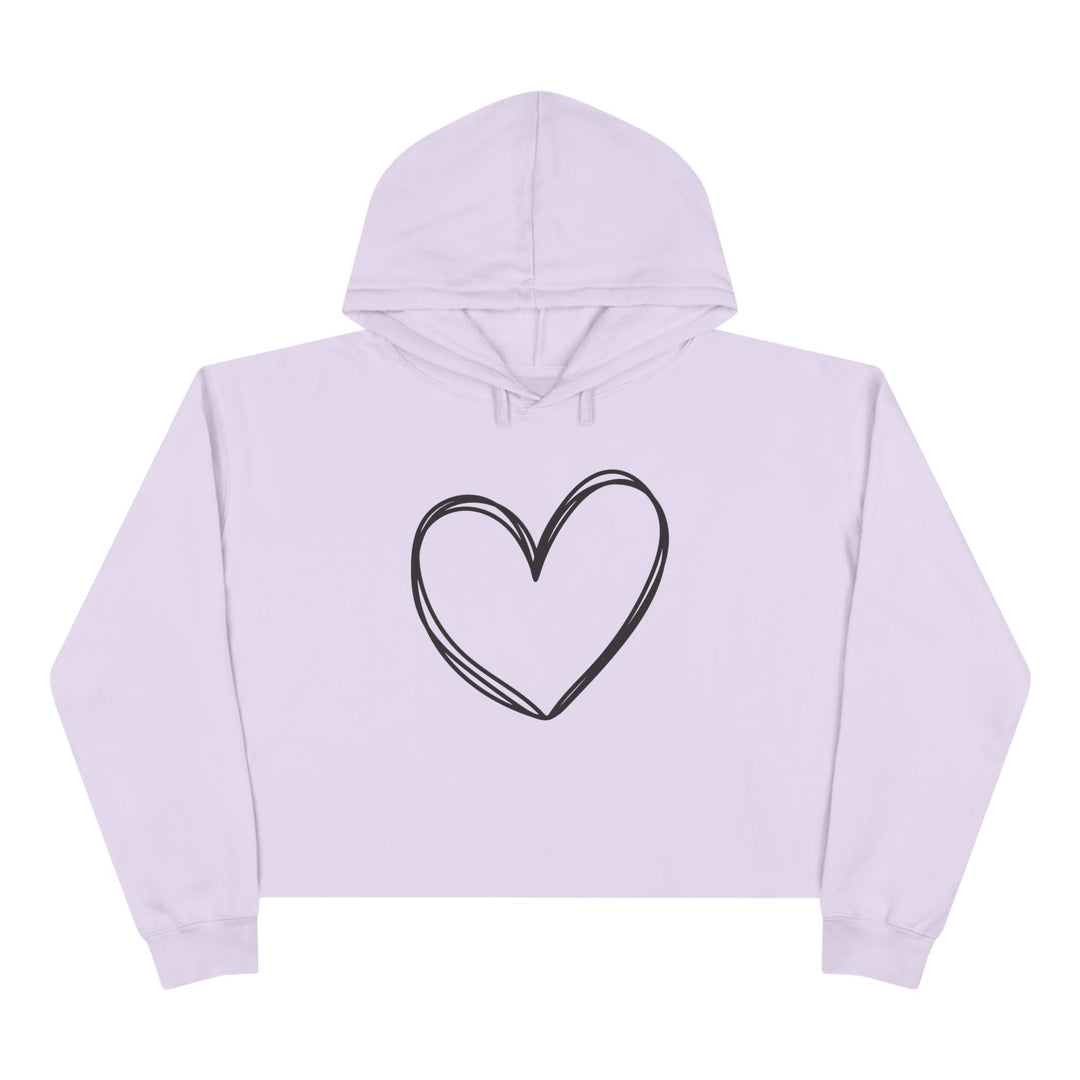 Heart - Crop Hoodie