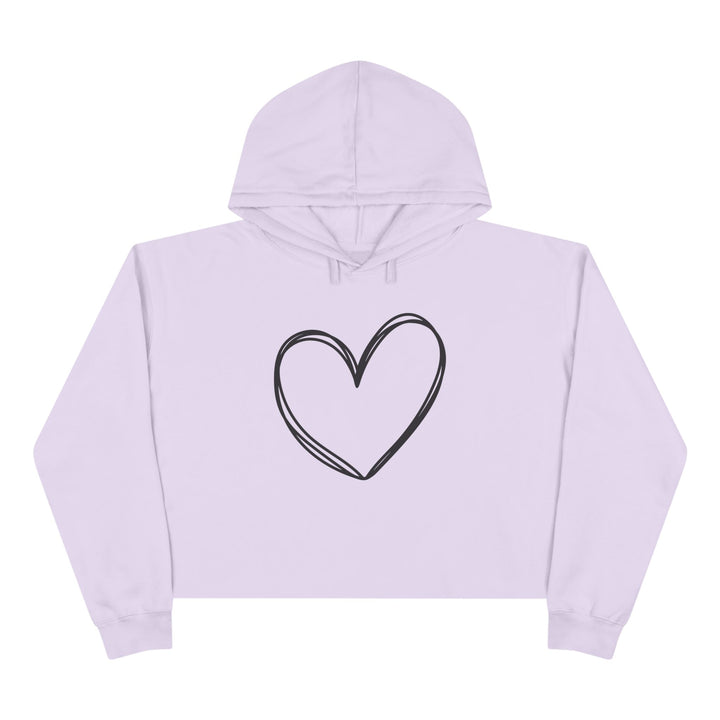 Heart - Crop Hoodie
