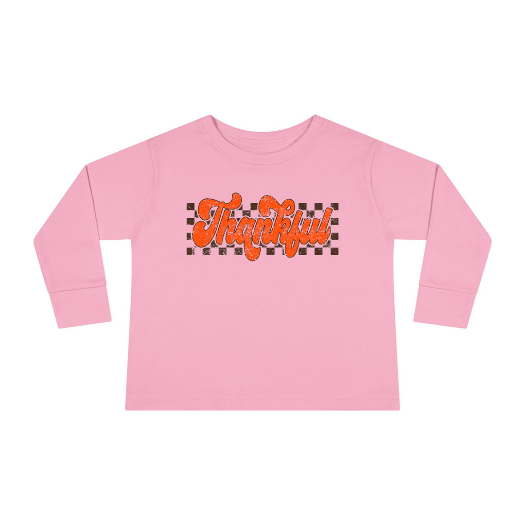 Retro Thankful - Toddler Long Sleeve Tee