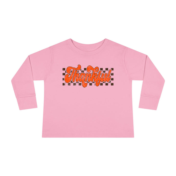 Retro Thankful - Toddler Long Sleeve Tee