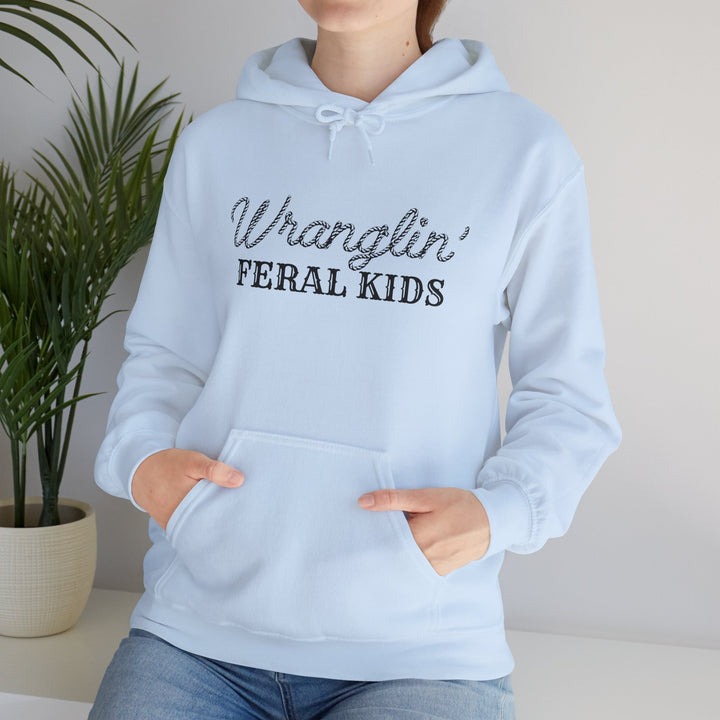 Wranglin Feral Kids - Unisex Heavy Blend™ Hooded Sweatshirt