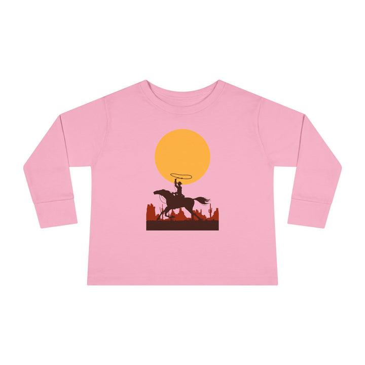 Roping The Moon  Toddler Long Sleeve Tee