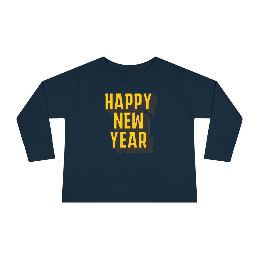 Block Happy New Year - Toddler Long Sleeve Tee
