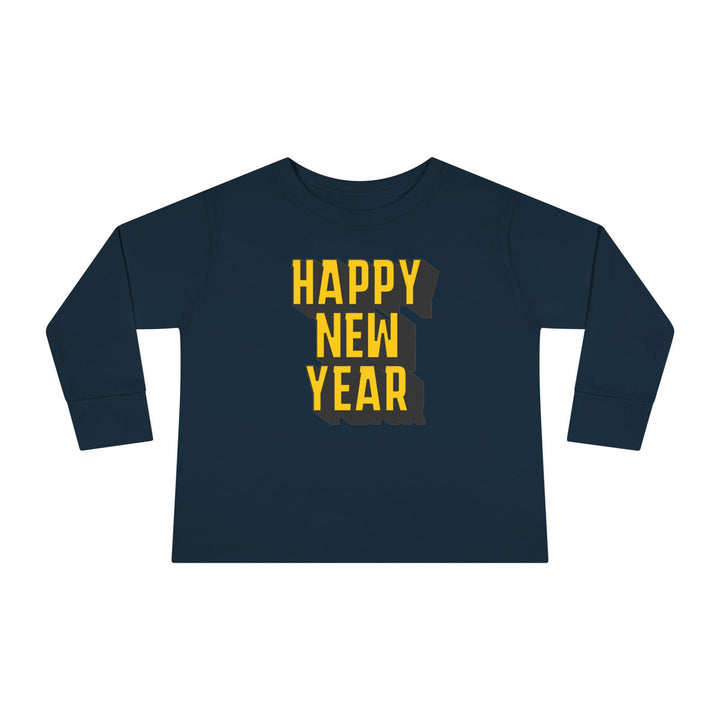 Block Happy New Year - Toddler Long Sleeve Tee