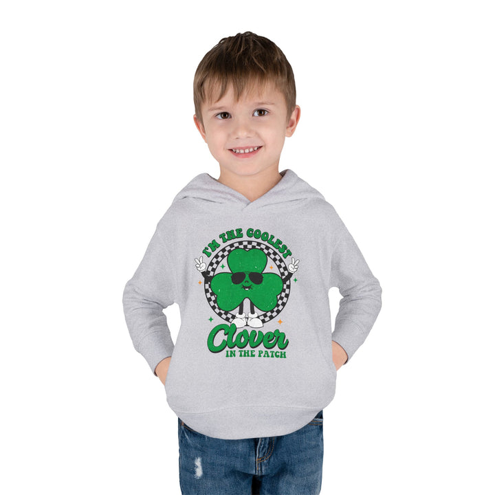 Coolest Clover - Toddler Pullover Fleece Hoodie