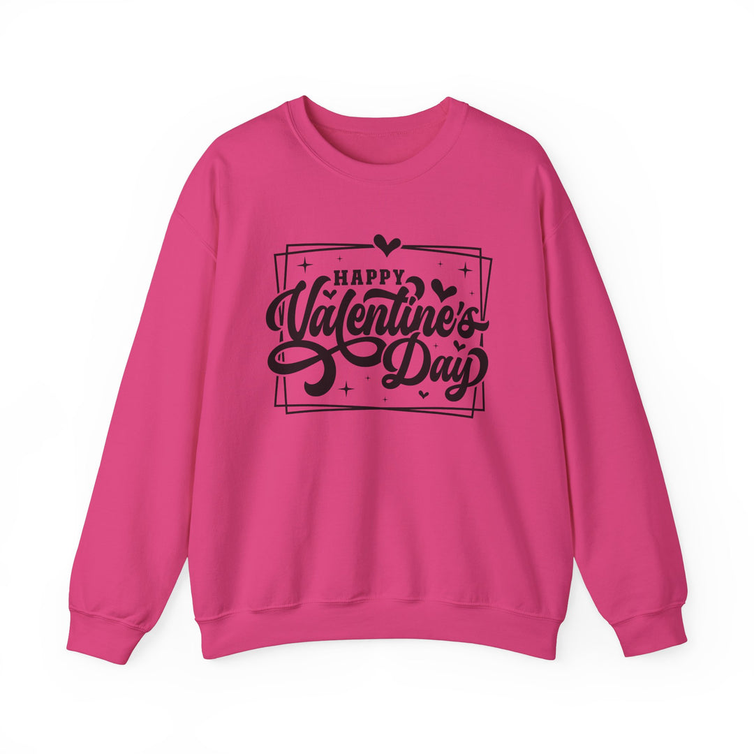 Happy Valentine's Day W/Hearts - Unisex Heavy Blend™ Crewneck Sweatshirt