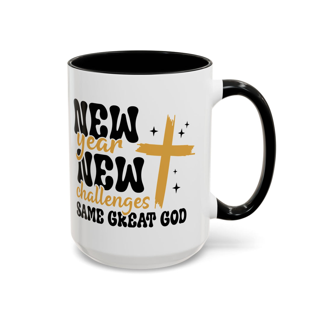 New Year Same Great God - Accent Coffee Mug (11, 15oz)