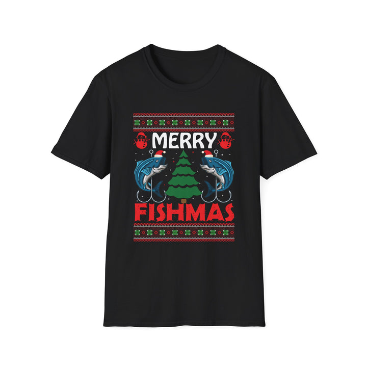 Merry Fishmas - Unisex Softstyle T-Shirt