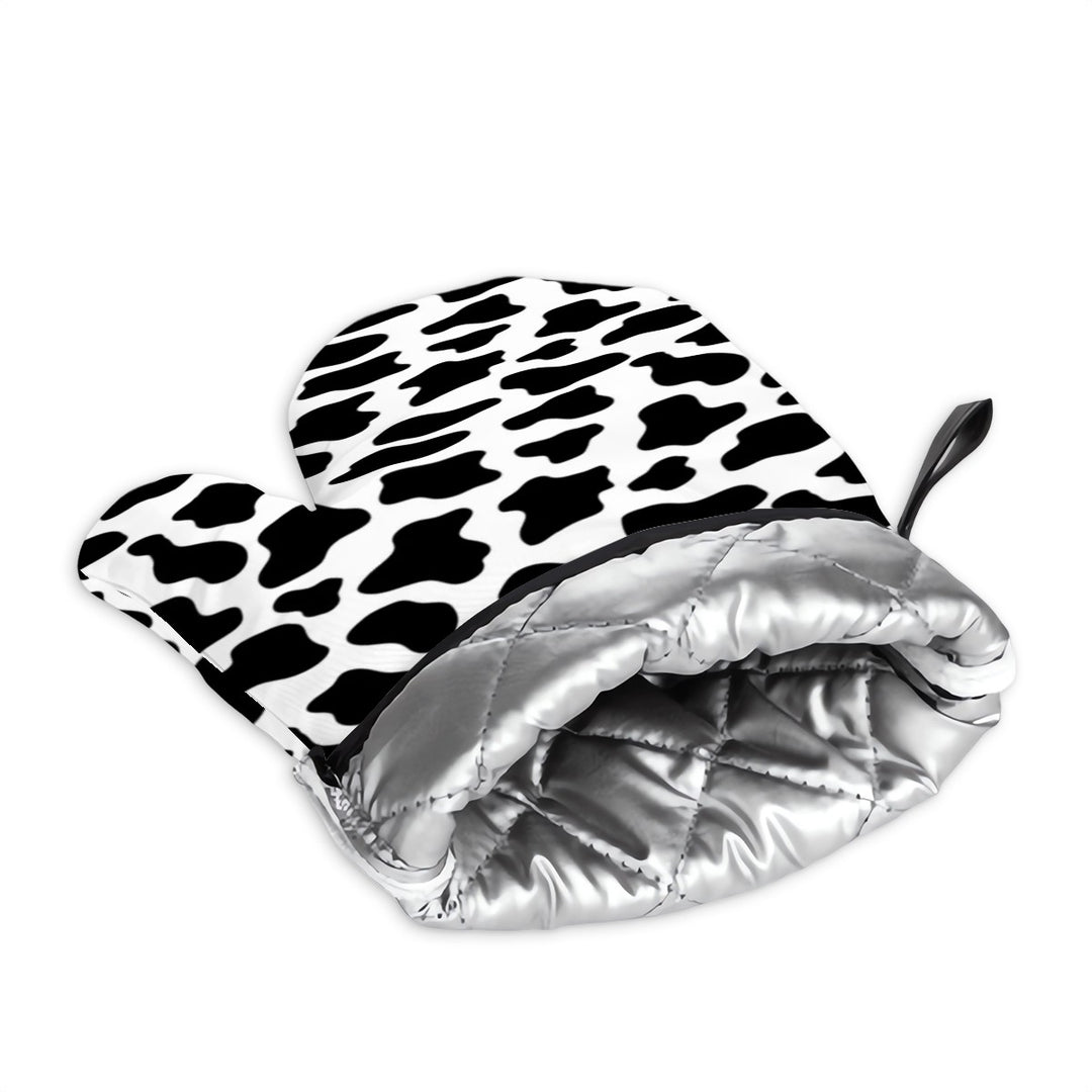 Cow Print - Oven Mitts and Pot Holders Set of 4