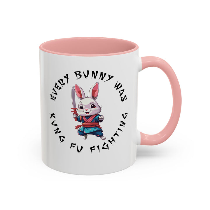 Kung Fu Fighting - Accent Coffee Mug (11, 15oz)