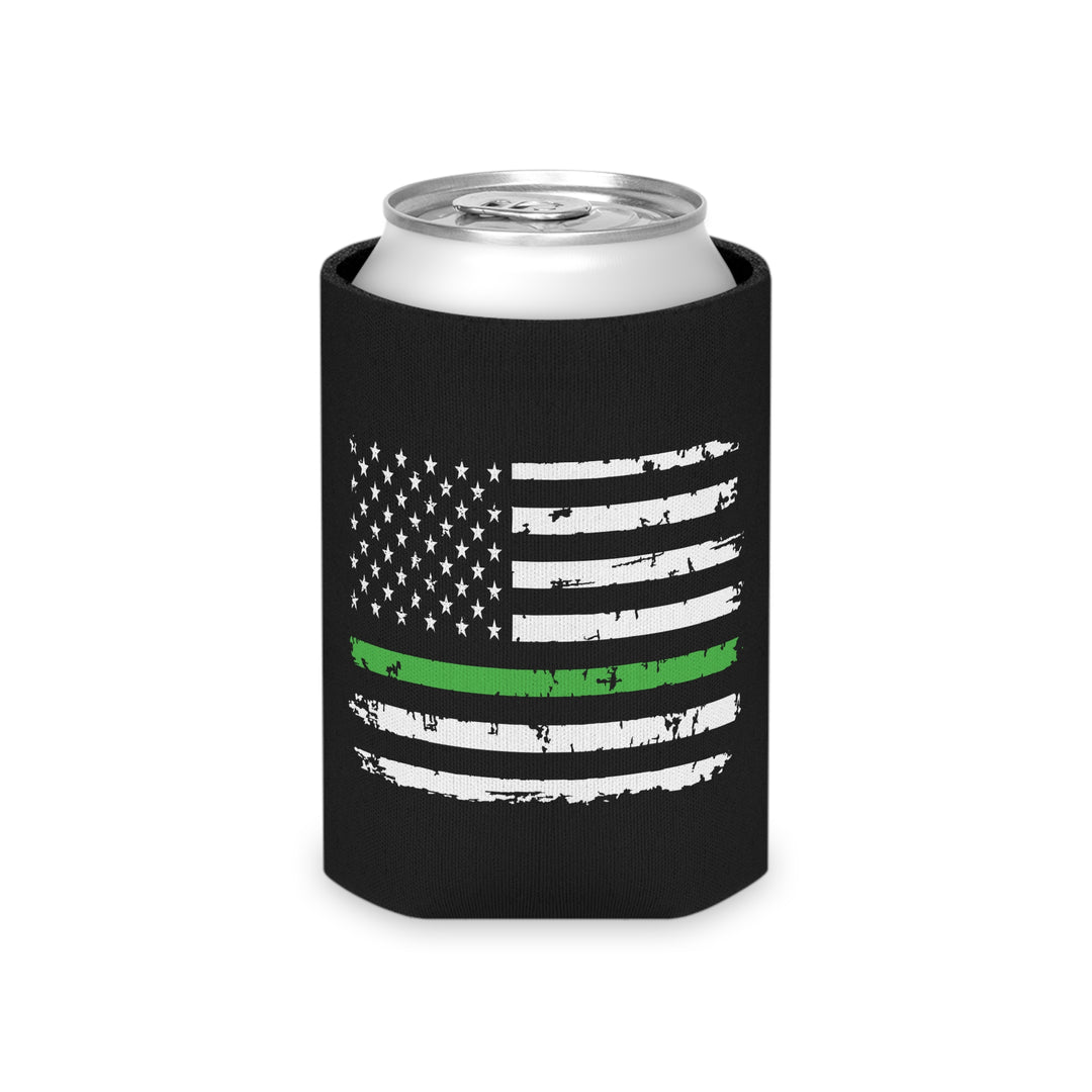 Green Line Flag - Can Cooler