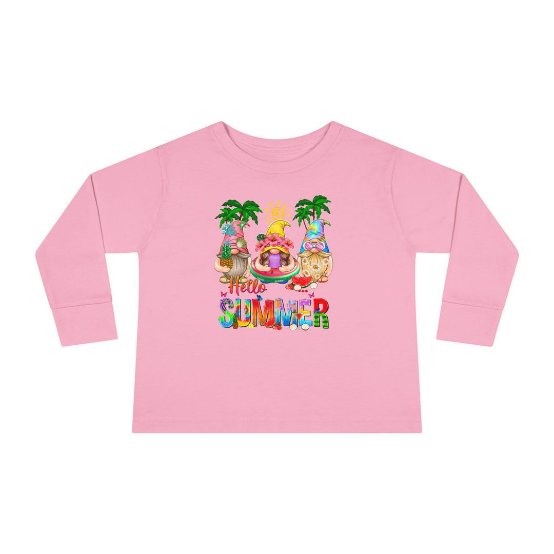 Summer Gnomes - Toddler Long Sleeve Tee