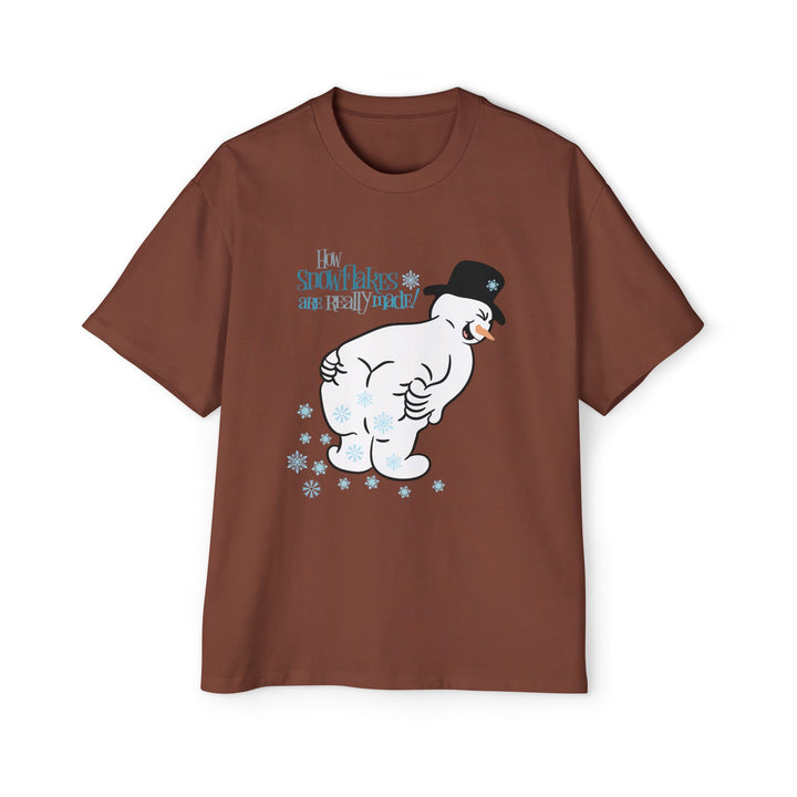 How Snowflakes Are Made - Men's Heavy Oversized Tee