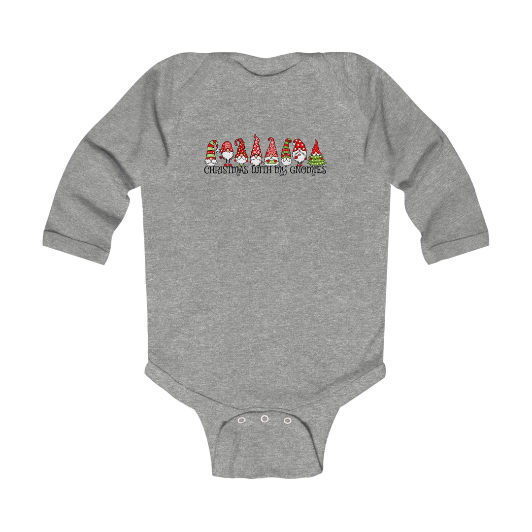 Christmas With My Gnomies - Infant Long Sleeve Bodysuit