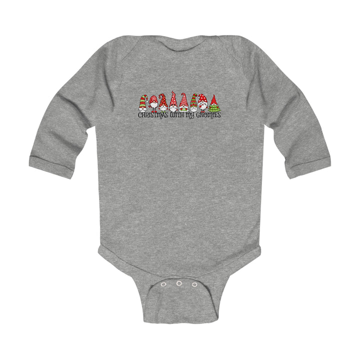 Christmas With My Gnomies - Infant Long Sleeve Bodysuit