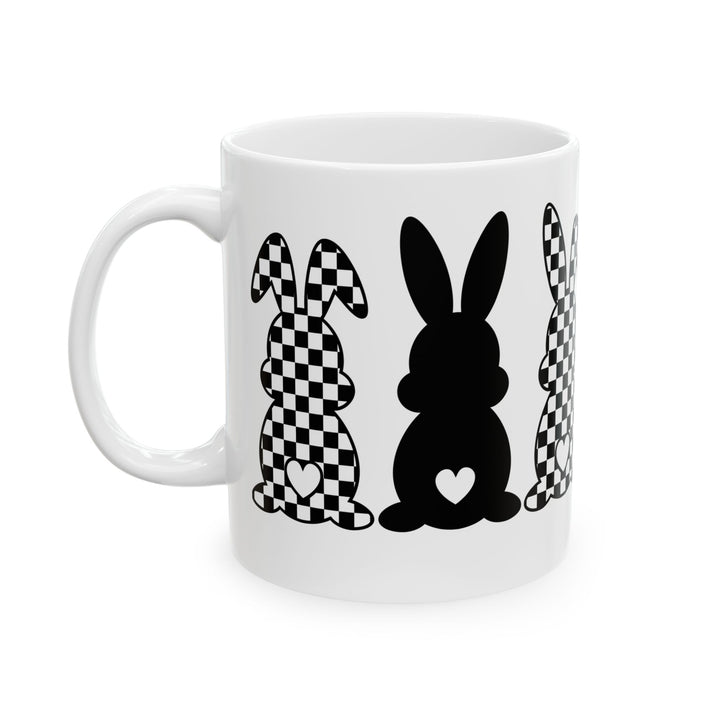 Heart Bunny - Ceramic Mug, (11oz, 15oz)