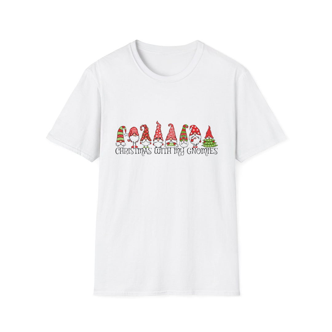 Christmas With My Gnomies - Unisex Softstyle T-Shirt