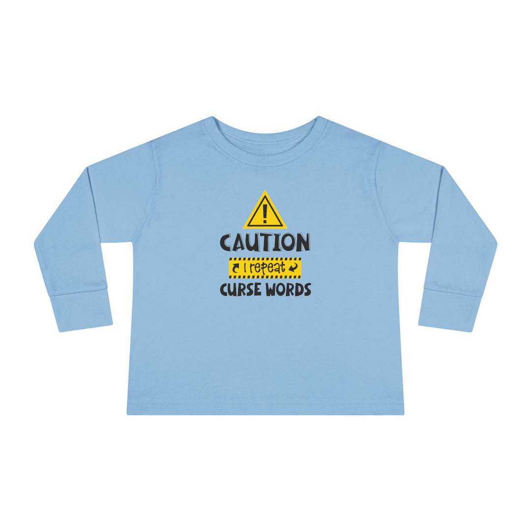 Caution - Toddler Long Sleeve Tee