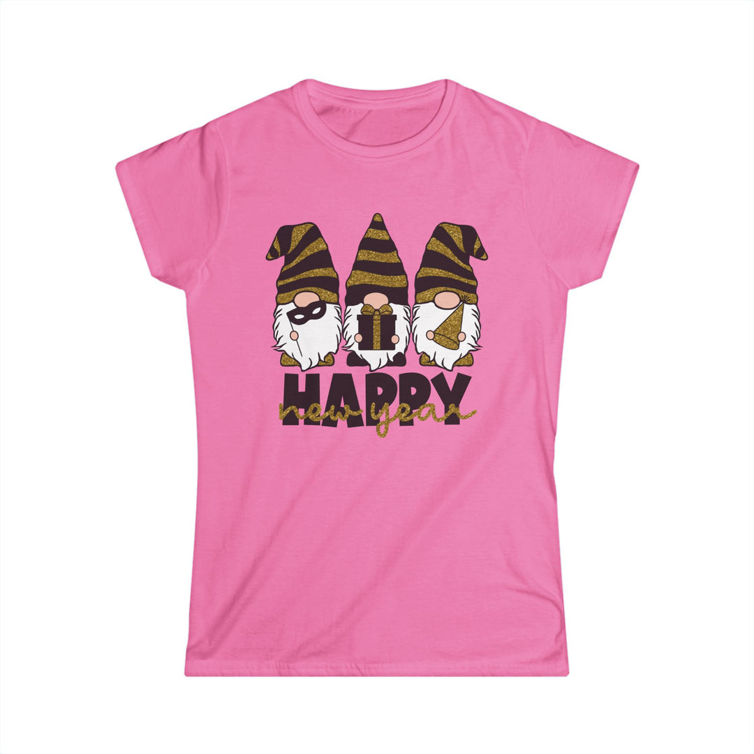 Happy New Year Gnomes - Women's Softstyle Tee