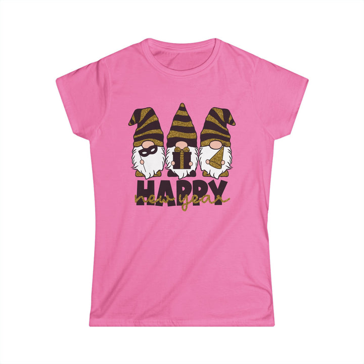 Happy New Year Gnomes - Women's Softstyle Tee
