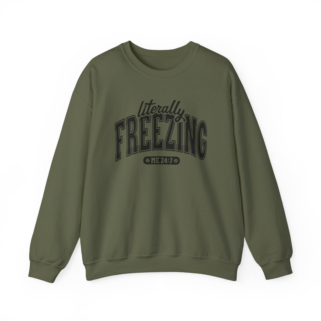 Literally Freezing - Unisex Heavy Blend™ Crewneck Sweatshirt