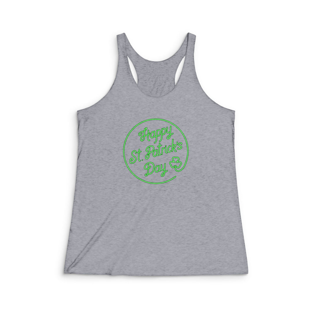 Neon Sign - Women's Tri-Blend Racerback Tank