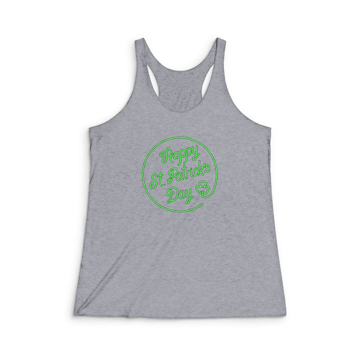 Neon Sign - Women's Tri-Blend Racerback Tank