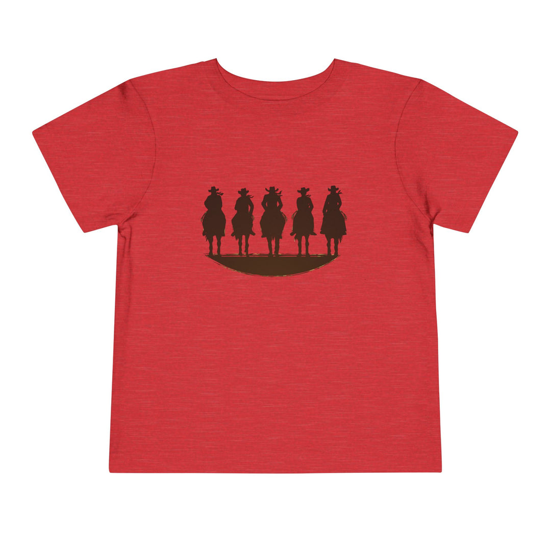 Cowboy Silhouette - Toddler Short Sleeve Tee