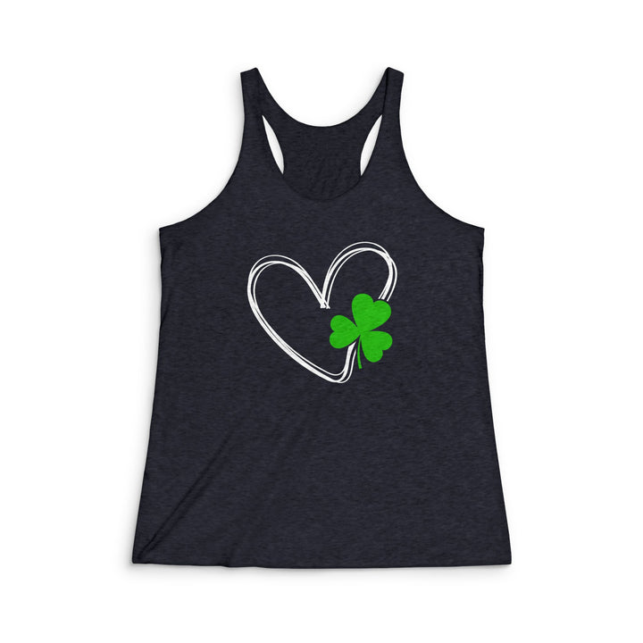 Heart & Clover - Women's Tri-Blend Racerback Tank
