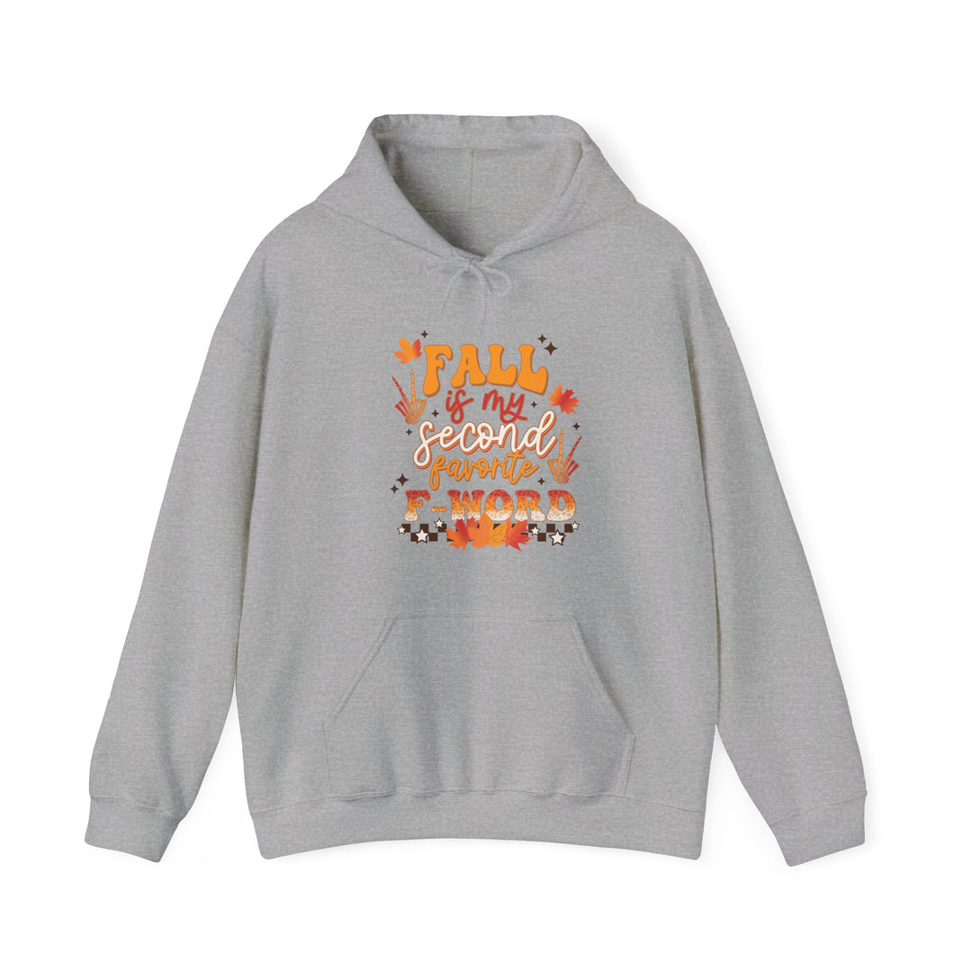 Fall Is My Second Favorite F Word - Unisex Heavy Blend™ Hooded Sweatshirt