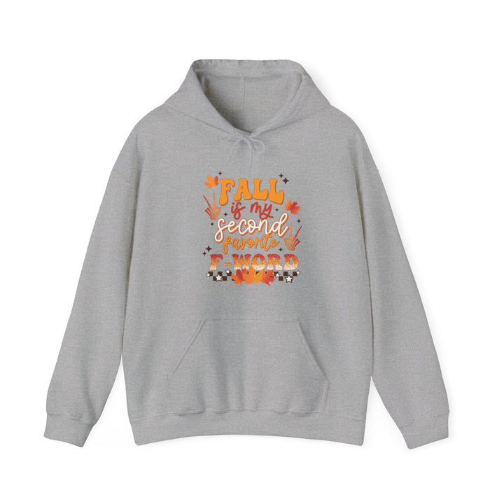 Fall Is My Second Favorite F Word - Unisex Heavy Blend™ Hooded Sweatshirt