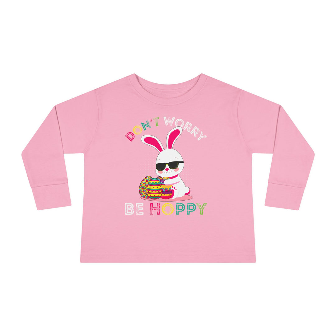 Don't Worry Be Hoppy - Toddler Long Sleeve Tee