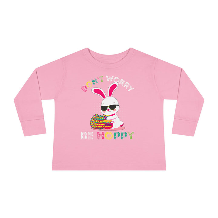 Don't Worry Be Hoppy - Toddler Long Sleeve Tee