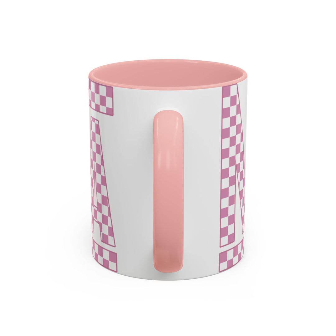 Pink Check Mama - Accent Coffee Mug (11, 15oz)