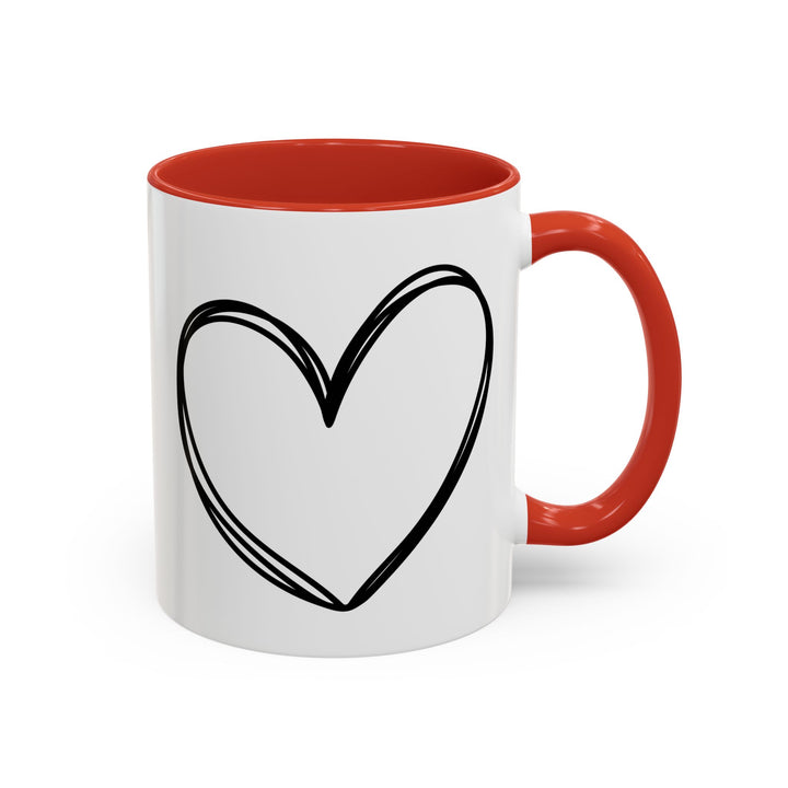 Heart - Accent Coffee Mug (11, 15oz)