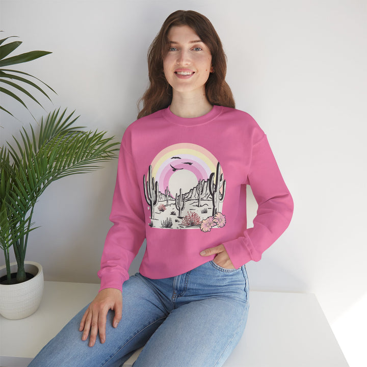 Desert Rainbow - Unisex Heavy Blend™ Crewneck Sweatshirt